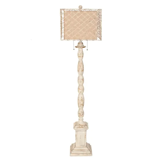 Holcomb White Floor Lamp-Kirkland's Home Discount