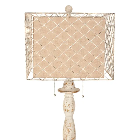 Holcomb White Floor Lamp-Kirkland's Home Discount