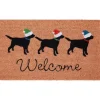 Holiday Pups Welcome Doormat-Kirkland's Home Shop