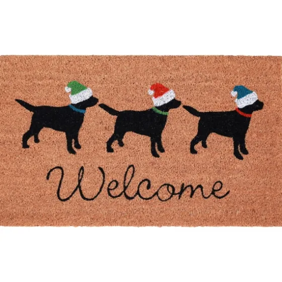 Holiday Pups Welcome Doormat-Kirkland's Home Shop