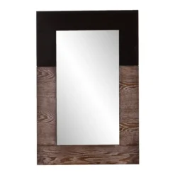 Holly And Martin Burnt Oak And Black Wall Mirror-Kirkland's Home Cheap
