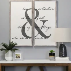 Home Is The Story Framed Wall Plaques, Set Of 2-Kirkland's Home Cheap