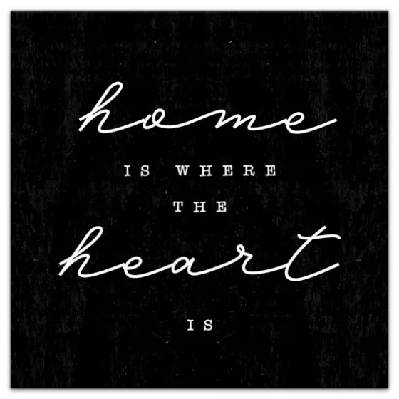 Home Is Where The Heart Is Canvas Wall Plaque-Kirkland's Home Fashion