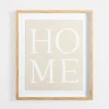 Home Linen Framed Wall Plaque-Kirkland's Home New