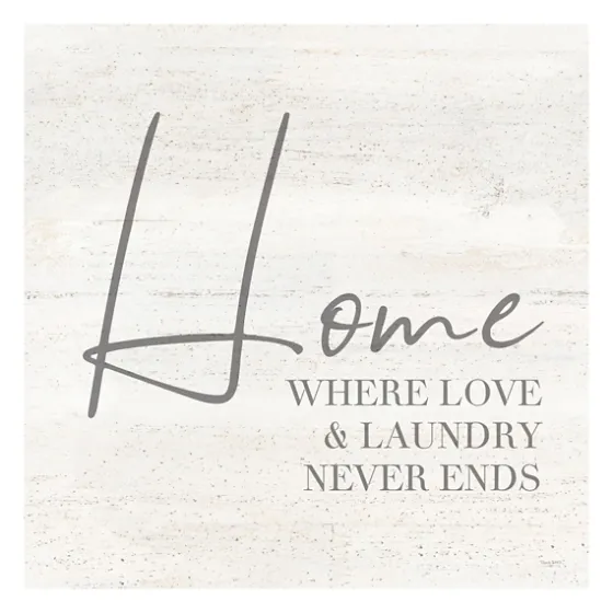 Home Love And Laundry Canvas Art Print-Kirkland's Home Outlet