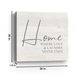 Home Love And Laundry Canvas Art Print-Kirkland's Home Outlet