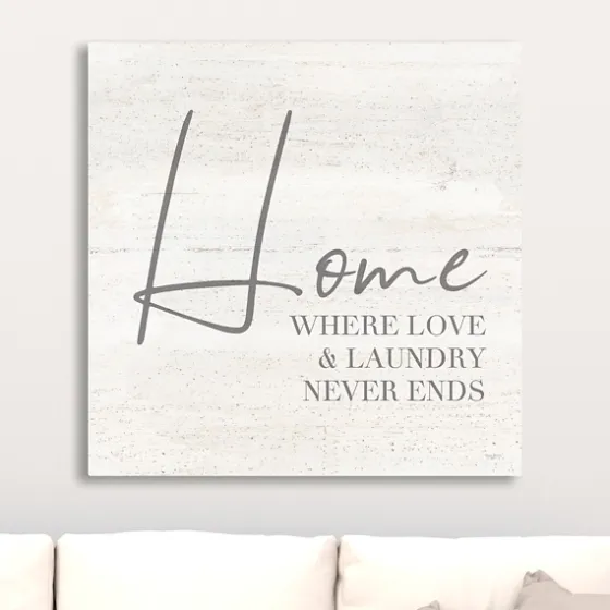 Home Love And Laundry Canvas Art Print-Kirkland's Home Outlet