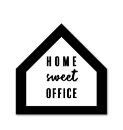 Home Sweet Office House Shaped Canvas Art Print-Kirkland's Home Shop