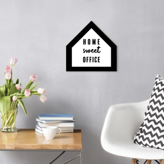 Home Sweet Office House Shaped Canvas Art Print-Kirkland's Home Shop