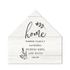 Home Where Family Gathers House Shaped Canvas-Kirkland's Home Shop