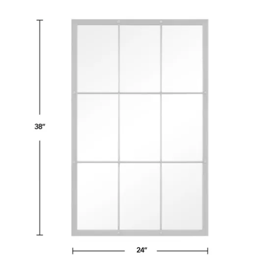 Homestead Manor Windowpane Mirror-Kirkland's Home Fashion