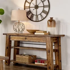 Honey Acacia Rustic Console Table-Kirkland's Home Cheap