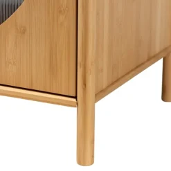 Honey Crescent Window 2-Door Cabinet-Kirkland's Home Flash Sale