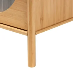 Honey Crescent Window 2-Drawer Nightstand-Kirkland's Home Best Sale