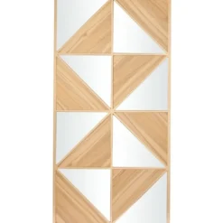 Honey Geometric Mirror Rec Gle Wall Plaque-Kirkland's Home Fashion