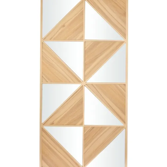 Honey Geometric Mirror Rec Gle Wall Plaque-Kirkland's Home Fashion