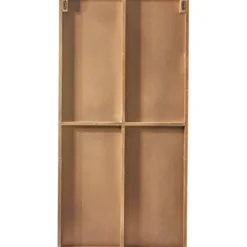 Honey Geometric Mirror Rec Gle Wall Plaque-Kirkland's Home Fashion