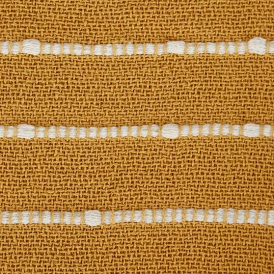 Honey Gold Slub Stripe Decorative Throw-Kirkland's Home Best Sale