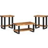 Honey Live Edge 3-Pc. Coffee And Accent Table Set-Kirkland's Home Hot