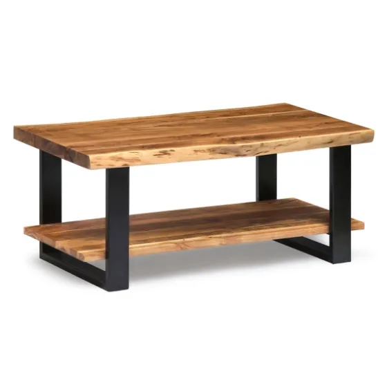 Honey Live Edge 3-Pc. Coffee And Accent Table Set-Kirkland's Home Hot