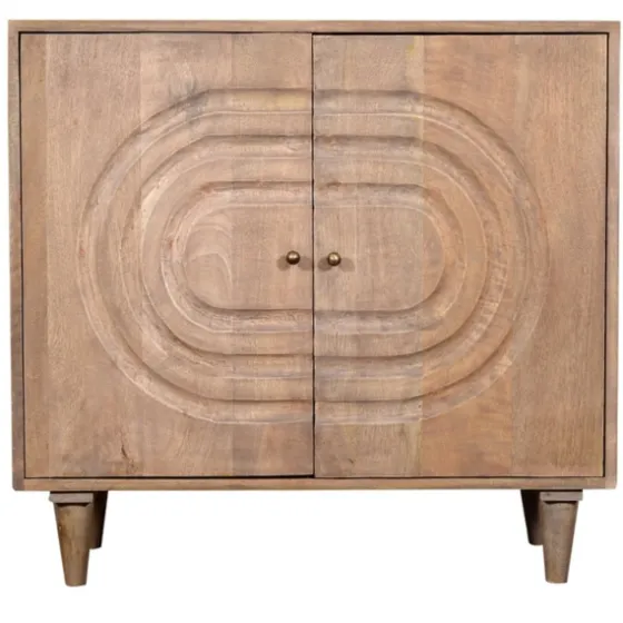 Honey Mango Wood Carved Cabinet-Kirkland's Home Hot