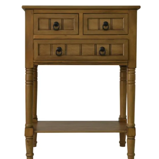 Honey Pine 3-Drawer Console Table-Kirkland's Home Best Sale