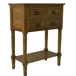 Honey Pine 3-Drawer Console Table-Kirkland's Home Best Sale