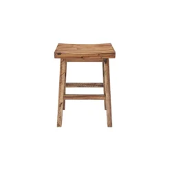 Honey Saddle Seat Wood Counter Stool-Kirkland's Home Online