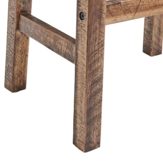 Honey Saddle Seat Wood Counter Stool-Kirkland's Home Online