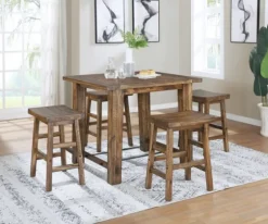 Honey Saddle Seat Wood Stool-Kirkland's Home Store
