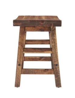 Honey Saddle Seat Wood Stool-Kirkland's Home Store