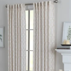 Honey Trellis Woven Single Curtain Panel, 84 In.-Kirkland's Home Best