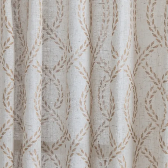 Honey Trellis Woven Single Curtain Panel, 84 In.-Kirkland's Home Best