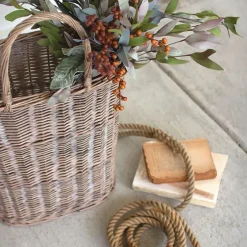 Honey Wicker Tall Oval Baskets, Set Of 2-Kirkland's Home Discount