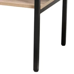 Honey Wood And Metal Mesh Cabinet-Kirkland's Home Outlet