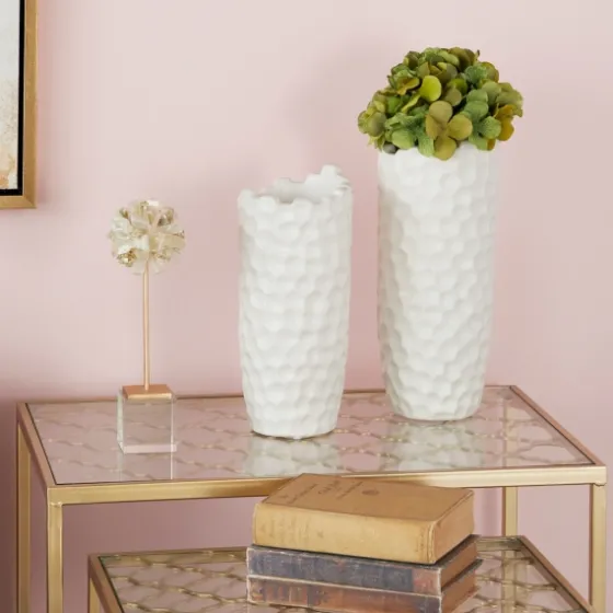 Honeycomb Asymmetrical Vase-Kirkland's Home Best Sale