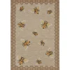 Honeycomb Bees Outdoor Area Rug, 5X7-Kirkland's Home Clearance