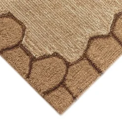 Honeycomb Bees Outdoor Area Rug, 5X7-Kirkland's Home Clearance