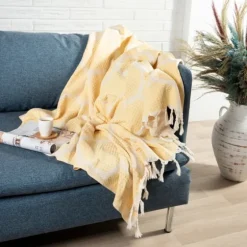 Honeycomb Cotton Throw-Kirkland's Home Fashion