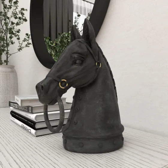 Horse Head Statue, 12 In.-Kirkland's Home Outlet