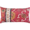 Hot Pink Vintage Rug Lumbar Pillow-Kirkland's Home Sale