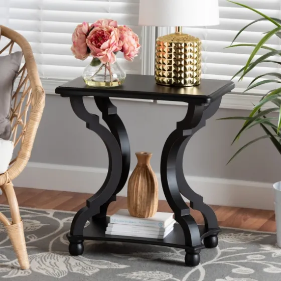 Hourglass Wood Accent Table-Kirkland's Home Store