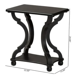 Hourglass Wood Accent Table-Kirkland's Home Store