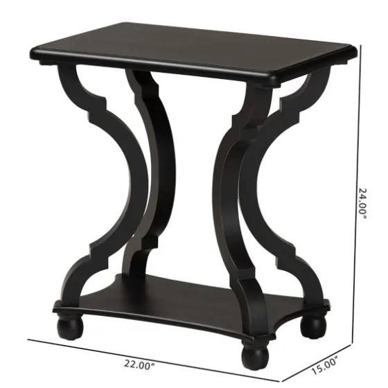 Hourglass Wood Accent Table-Kirkland's Home Store
