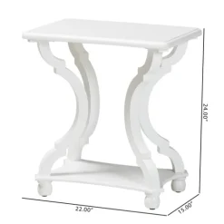 Hourglass Wood Accent Table-Kirkland's Home Shop