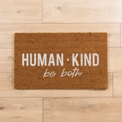 Human Kind Be Both Coir Doormat-Kirkland's Home Discount