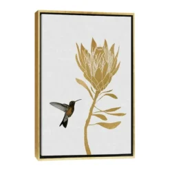 Hummingbird Soaring Canvas Framed Art-Kirkland's Home Online