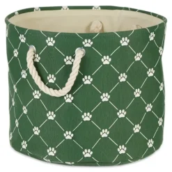 Hunter Paw Trellis Round Basket, 18 In.-Kirkland's Home Hot