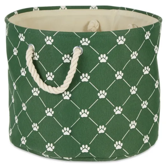 Hunter Paw Trellis Round Basket, 18 In.-Kirkland's Home Hot