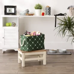 Hunter Trellis Paw Print Storage Basket, 14 In.-Kirkland's Home Store
